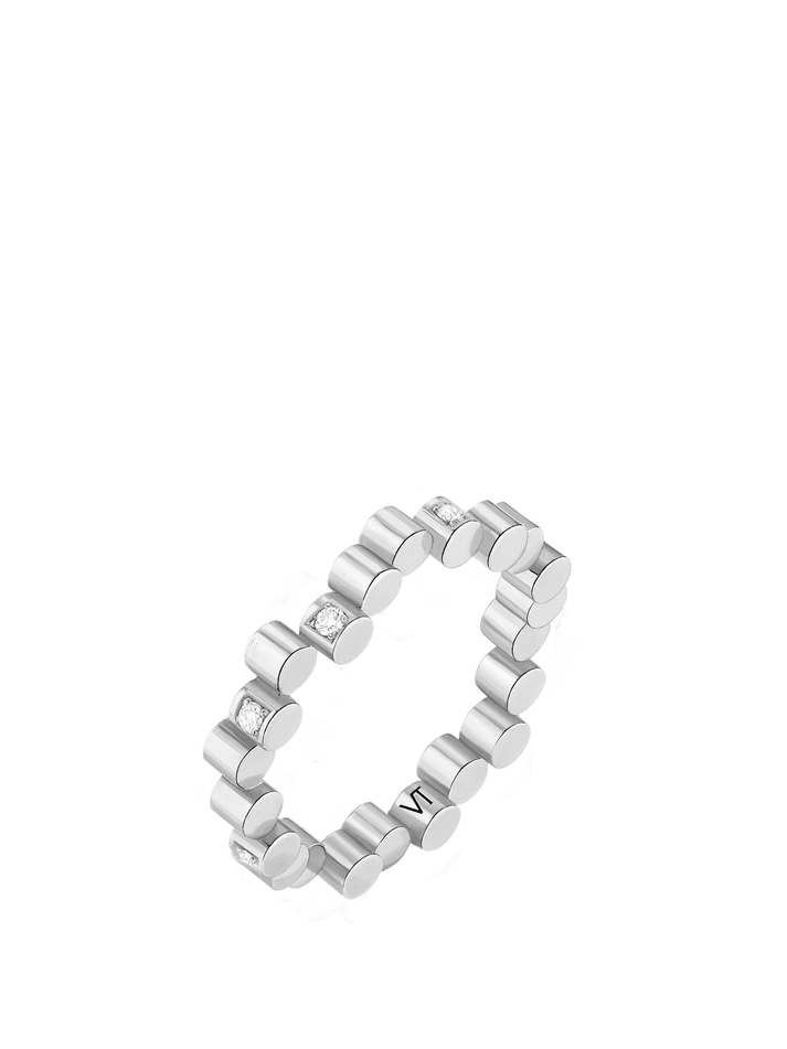 viltier BAGUE EDGE MINI DIAMANTS