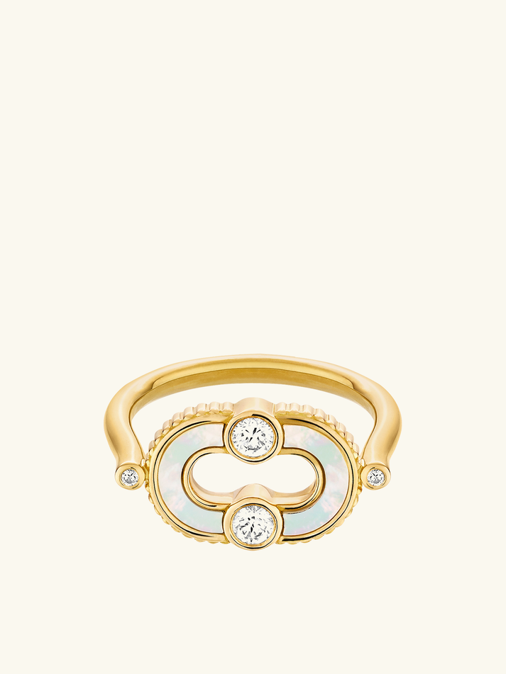 Viltier BAGUE MAGNETIC NACRE