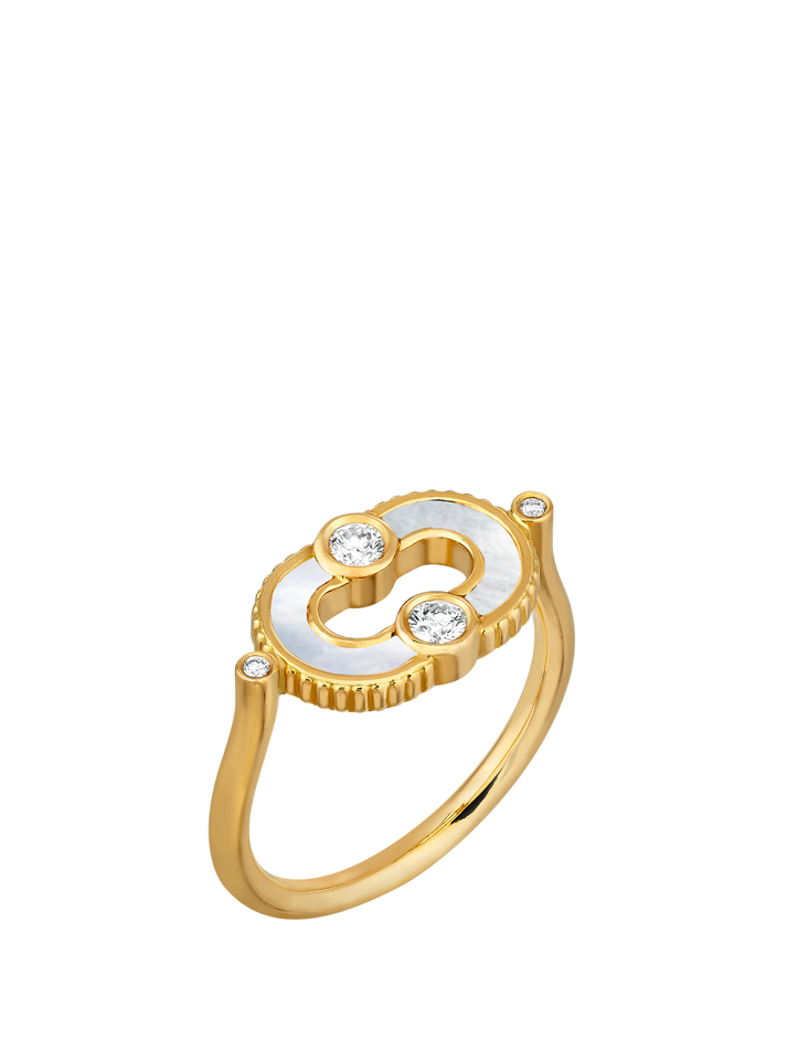 viltier BAGUE MAGNETIC NACRE