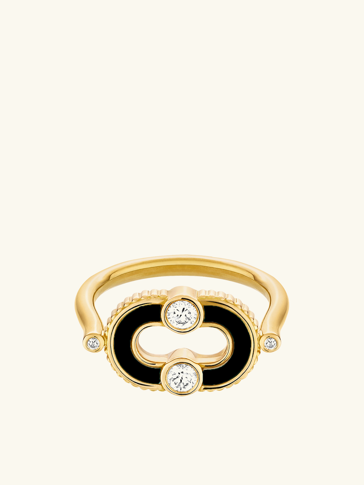 Viltier BAGUE MAGNETIC ONYX