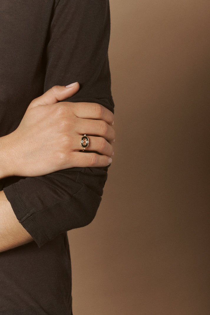 Viltier BAGUE MAGNETIC ONYX