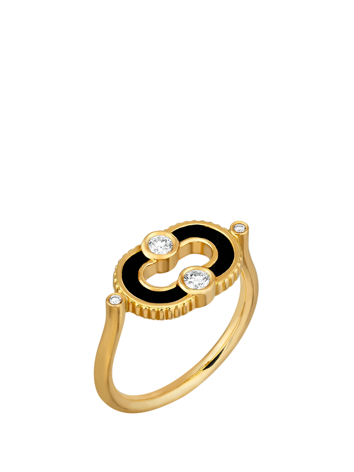 viltier BAGUE MAGNETIC ONYX