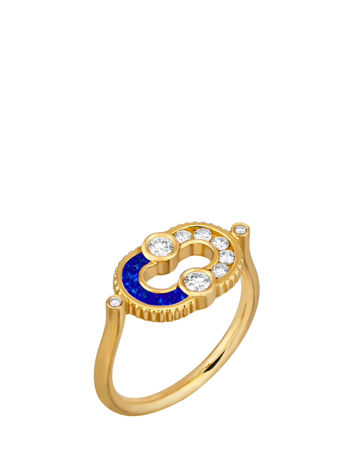 viltier BAGUE MAGNETIC SEMI LAPIS-LAZULI