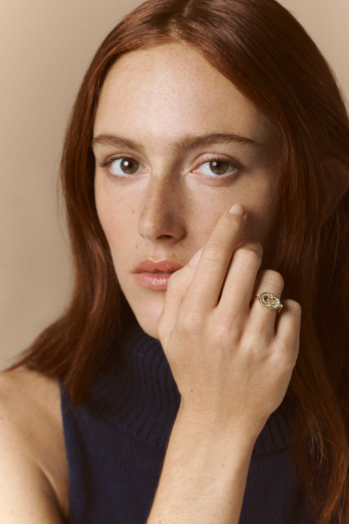 Viltier BAGUE MAGNETIC SEMI NACRE