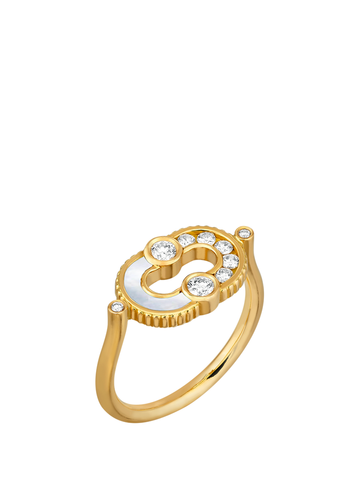 viltier BAGUE MAGNETIC SEMI NACRE