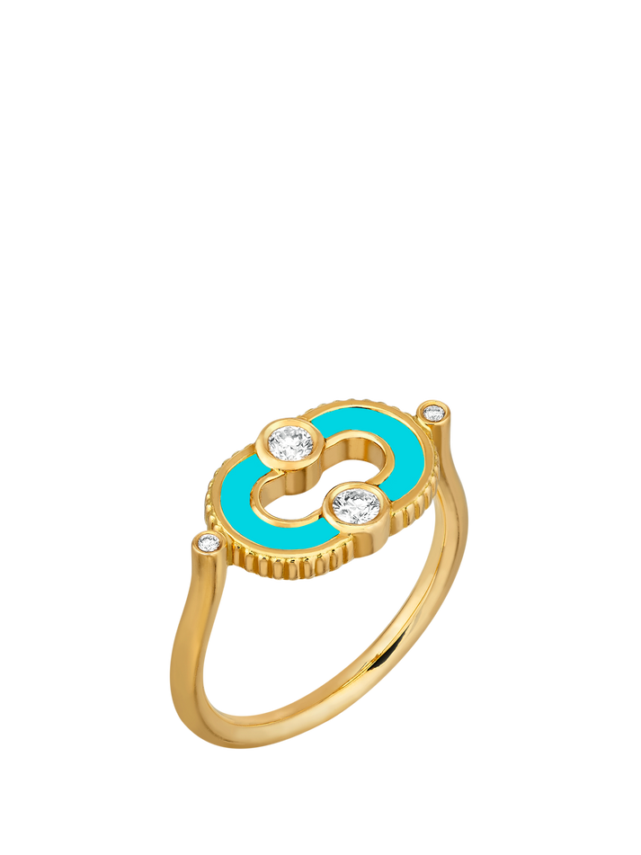 viltier BAGUE MAGNETIC TURQUOISE
