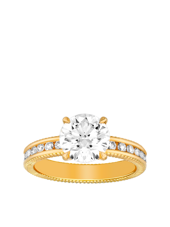 viltier Bague Rayonnement Ronde 2cts