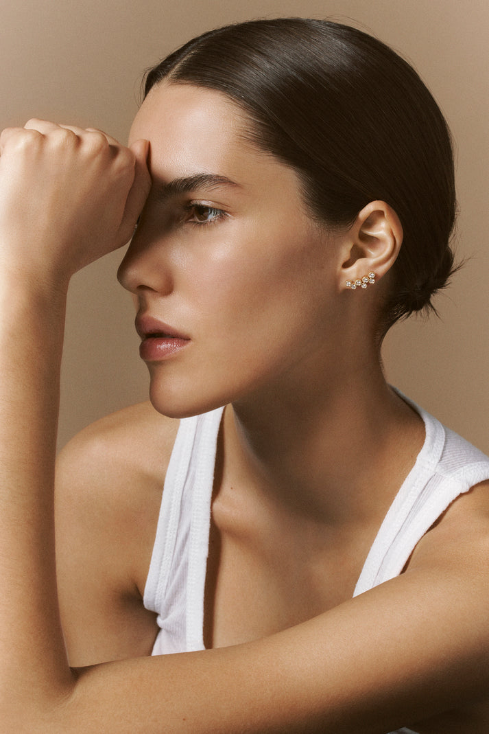 Viltier BOUCLES D'OREILLES CLIQUE MONTANTES