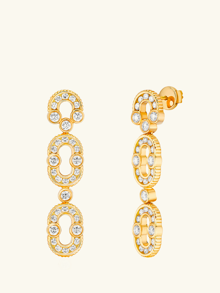 Viltier BOUCLES D'OREILLES MAGNETIC DUO DIAMANTS