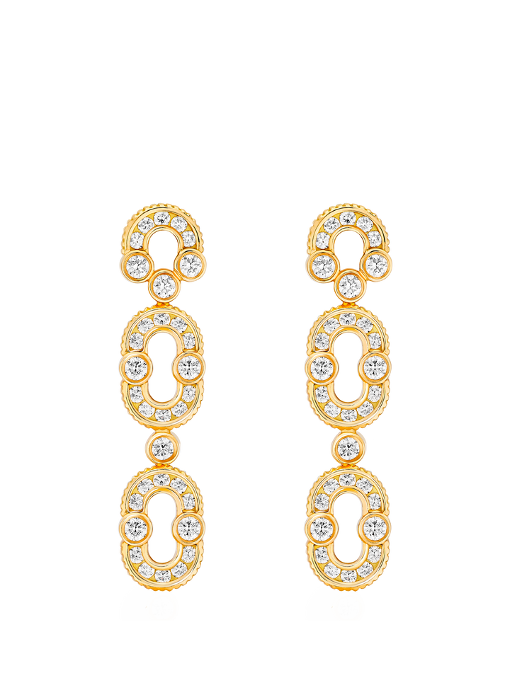 viltier BOUCLES D'OREILLES MAGNETIC DUO DIAMANTS