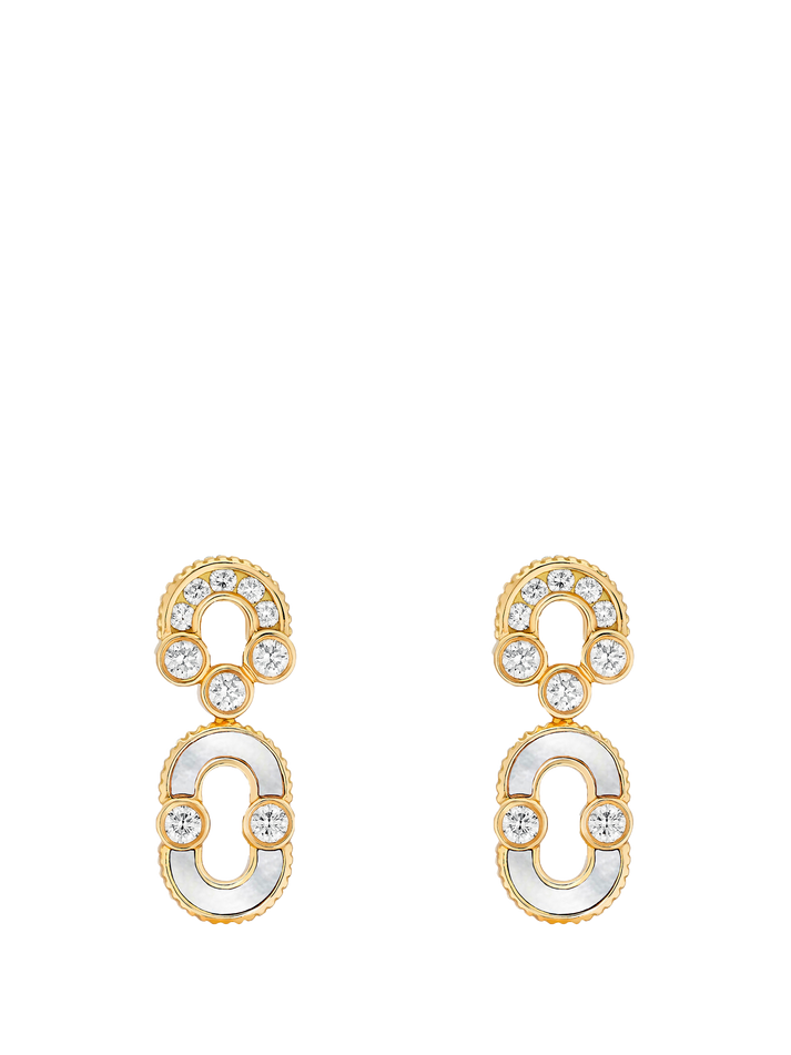 viltier BOUCLES D'OREILLES MAGNETIC SOLO NACRE