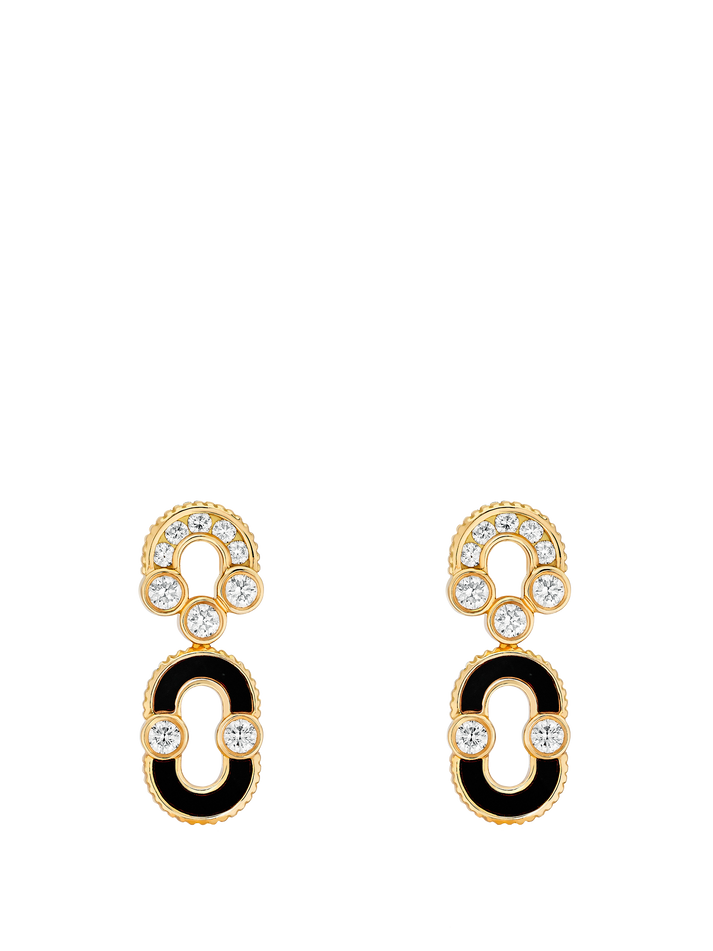 viltier BOUCLES D'OREILLES MAGNETIC SOLO ONYX