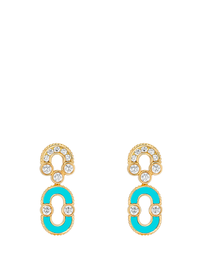 viltier BOUCLES D'OREILLES MAGNETIC SOLO TURQUOISE