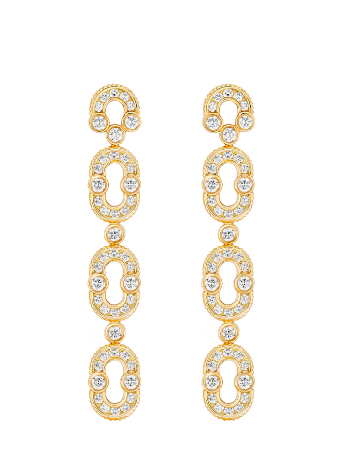 viltier BOUCLES D'OREILLES MAGNETIC TRIO DIAMANTS