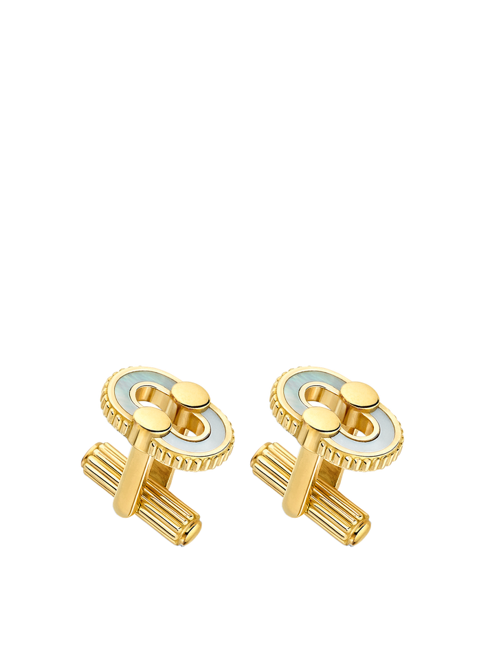 viltier BOUTONS DE MANCHETTE NACRE