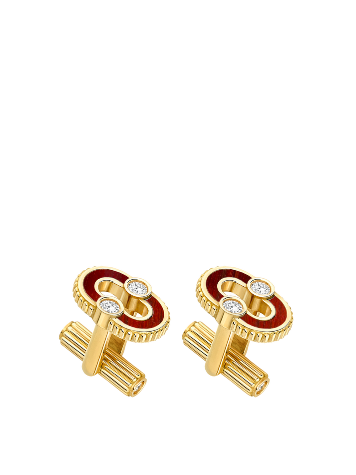 viltier BOUTONS DE MANCHETTE OEIL DE TAUREAU