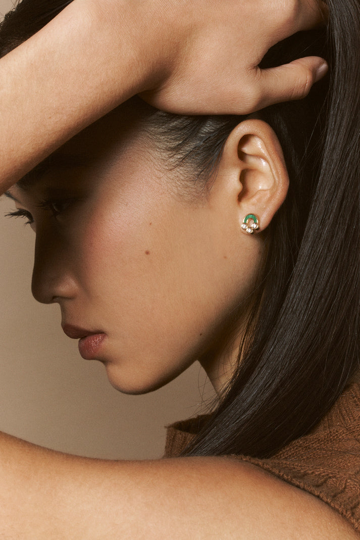 Viltier BOUTONS MAGNETIC MALACHITE