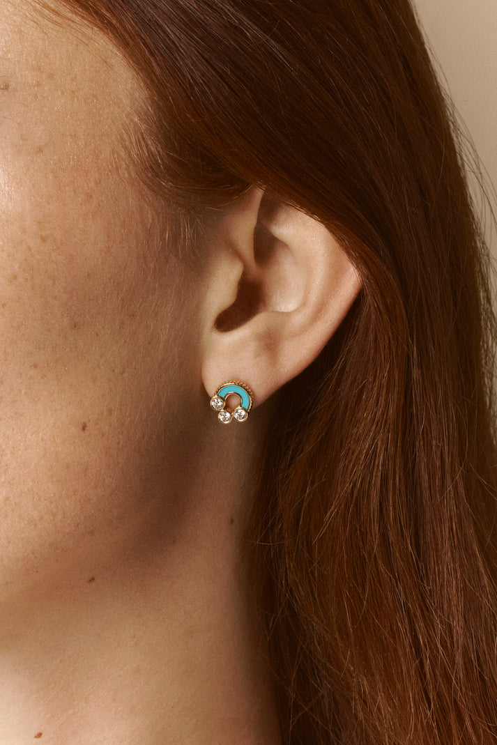 Viltier BOUTONS MAGNETIC TURQUOISE