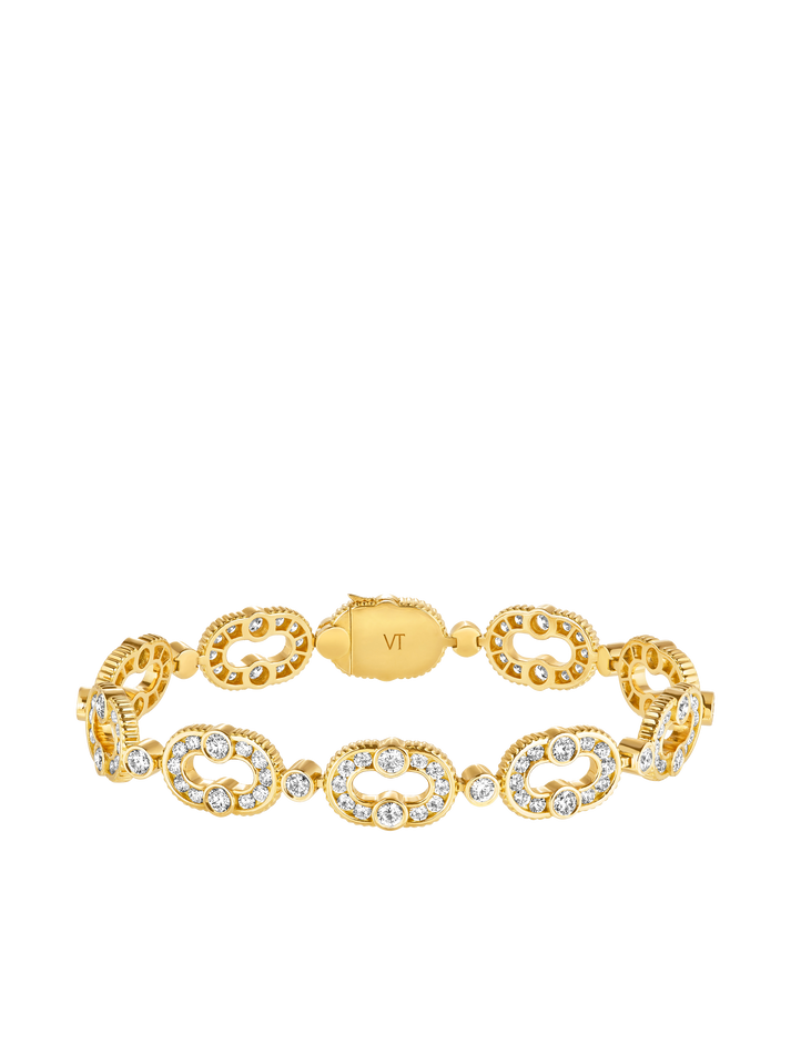 viltier BRACELET MAGNETIC ENCHAÎNÉE DIAMANTS