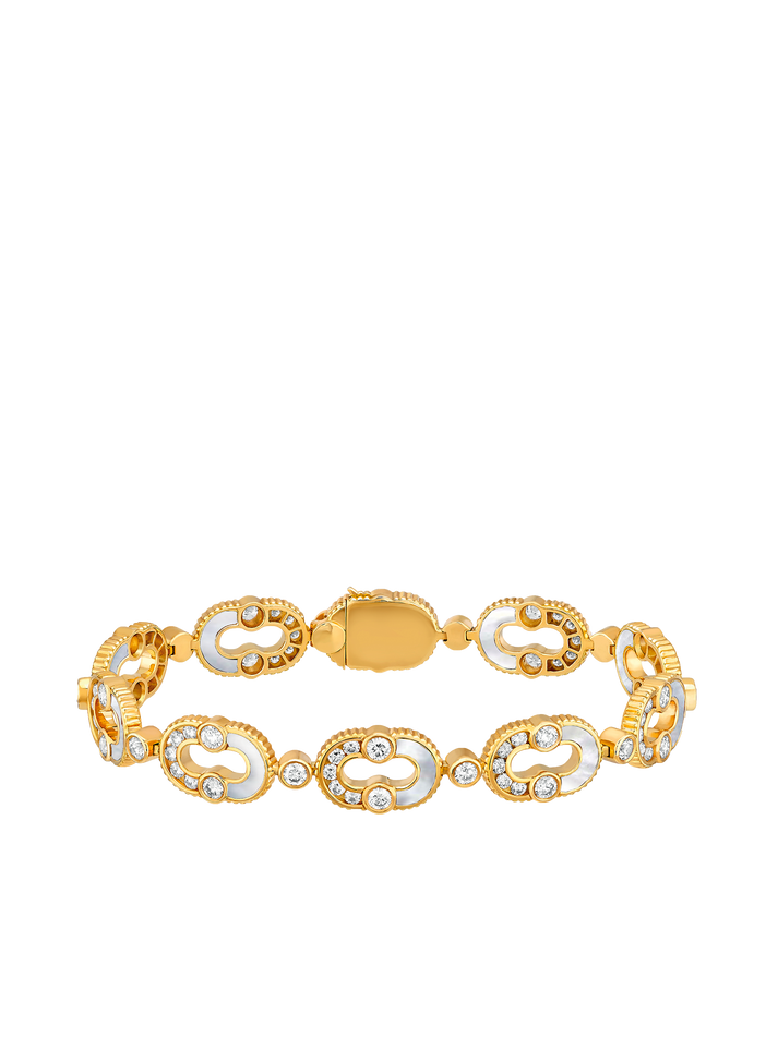 viltier BRACELET MAGNETIC ENCHAÎNÉE SEMI NACRE