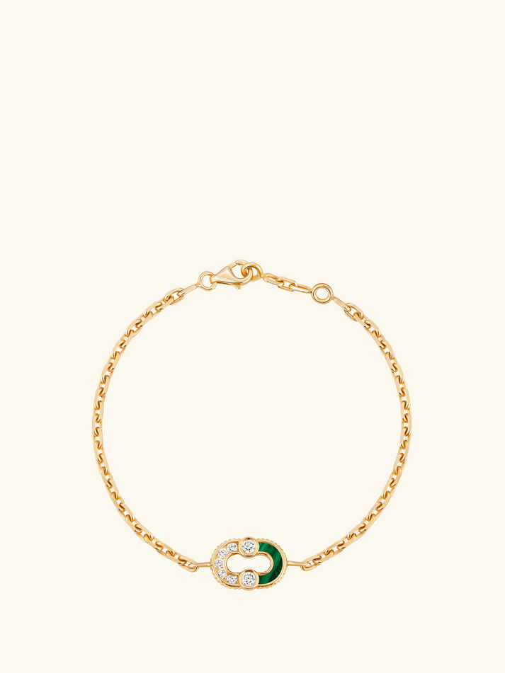 Viltier BRACELET MAGNETIC SEMI MALACHITE