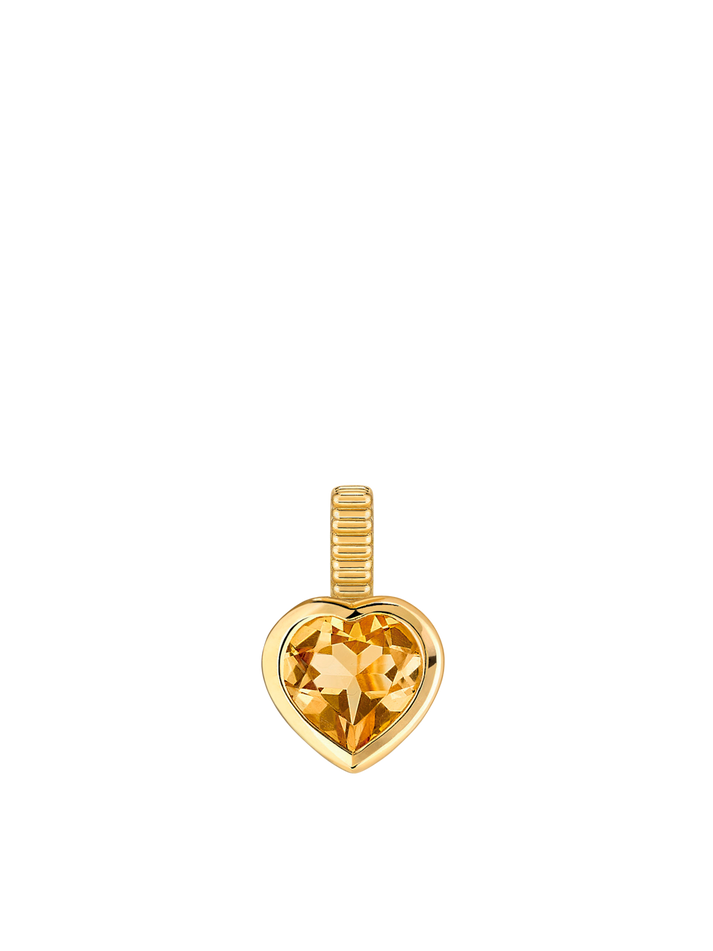 viltier CHARM COEUR CITRINE