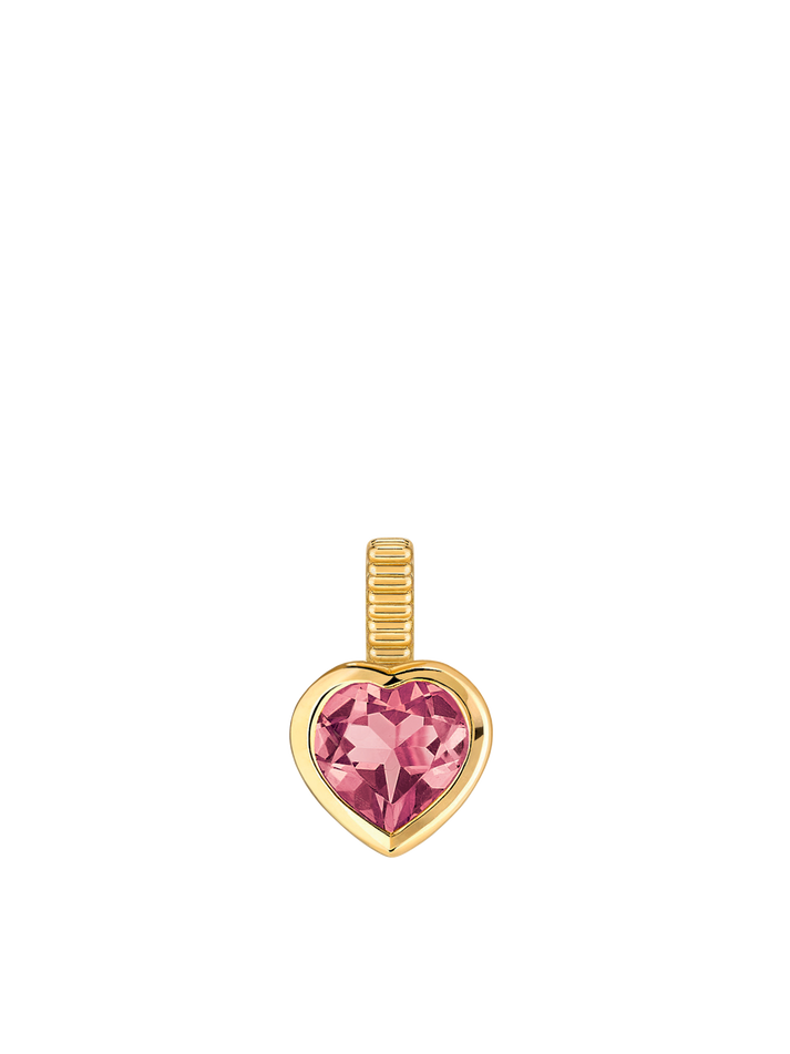 viltier CHARM COEUR TOURMALINE ROSE