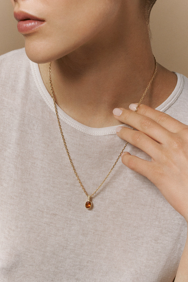 Viltier CHARM GRENAT SPESSARTITE - JANVIER