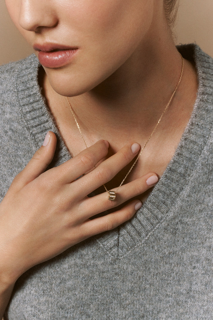 Viltier COLLIER EDGE PAVÉ