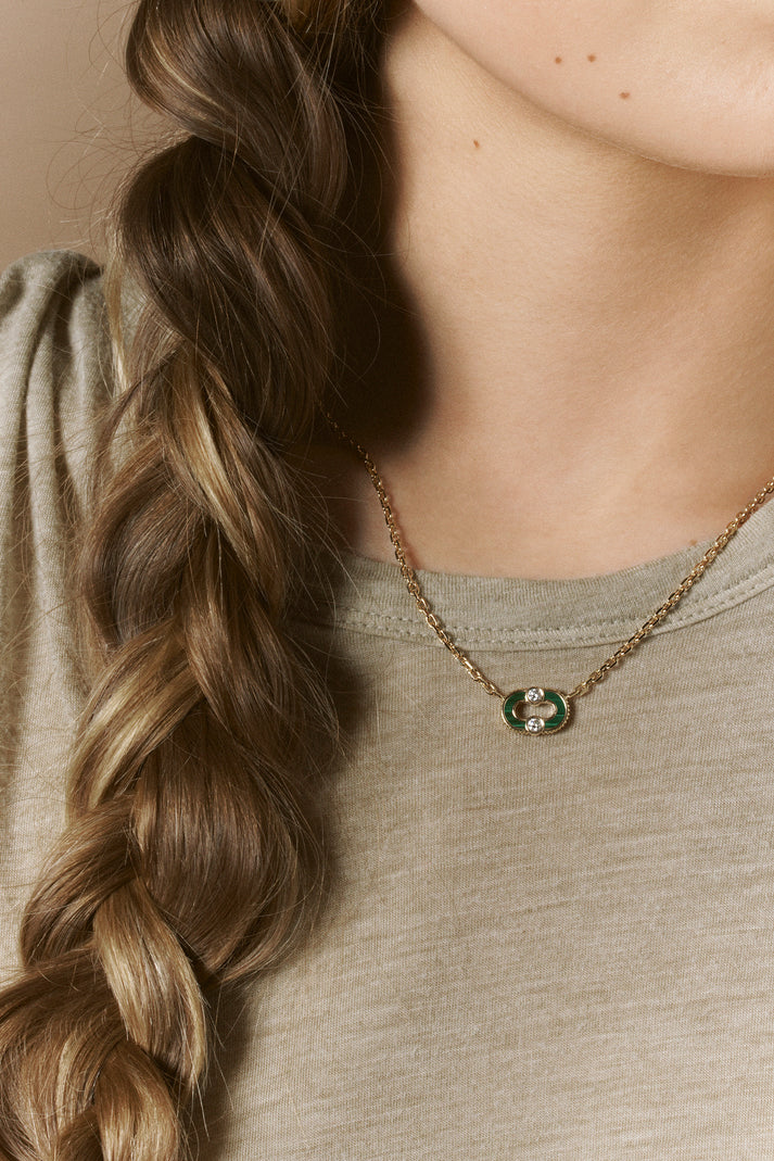 Viltier COLLIER MAGNETIC MALACHITE