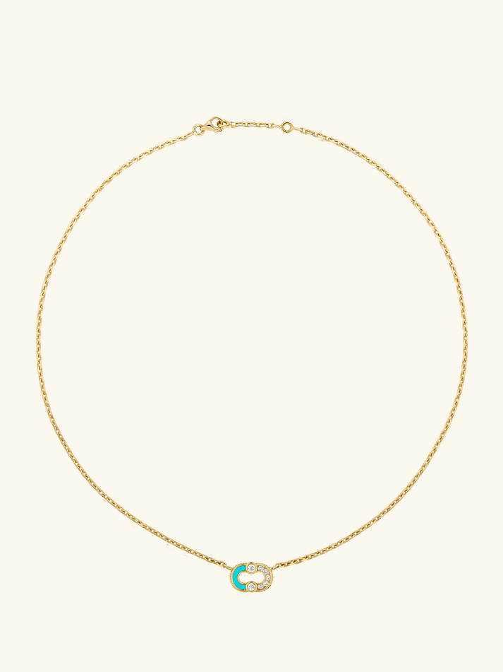 Viltier COLLIER MAGNETIC SEMI TURQUOISE
