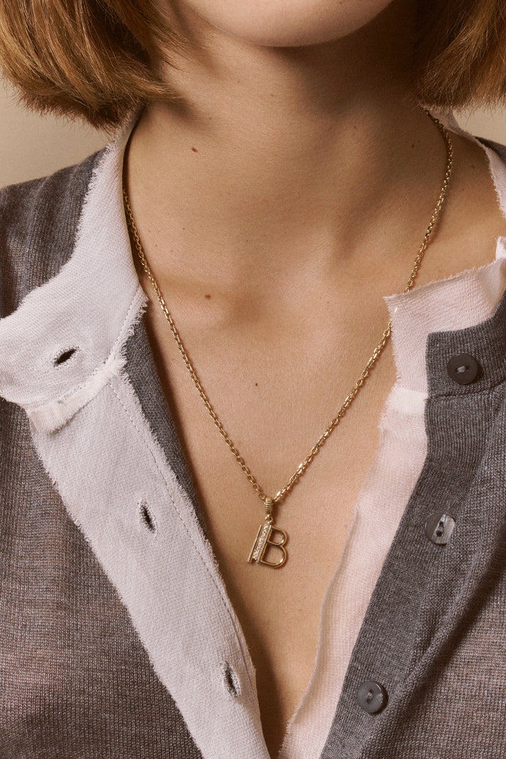 Viltier LETTRE ALPHA-EDGE PAVÉE B