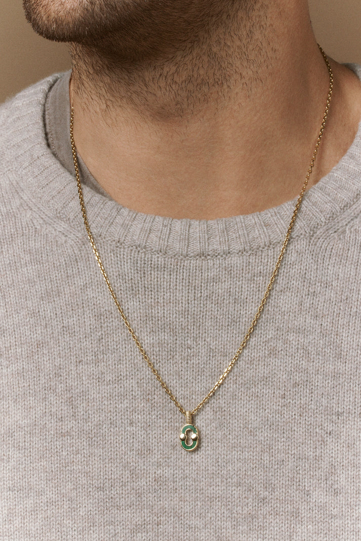 Viltier PENDENTIF MAGNETIC MALACHITE