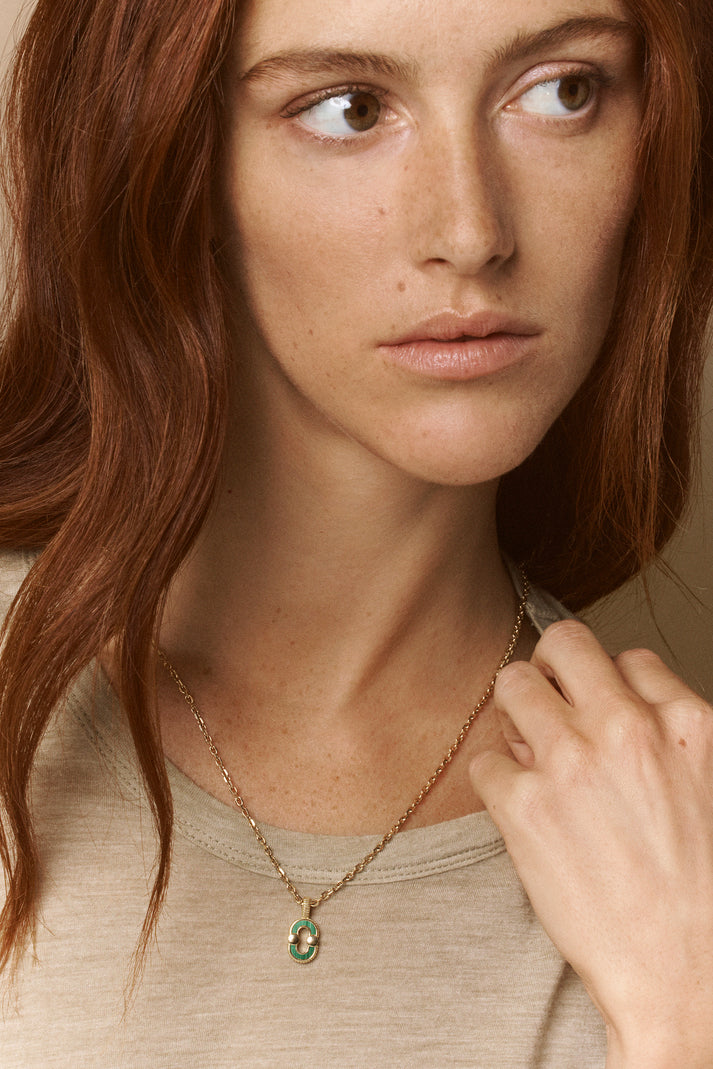 Viltier PENDENTIF MAGNETIC MALACHITE