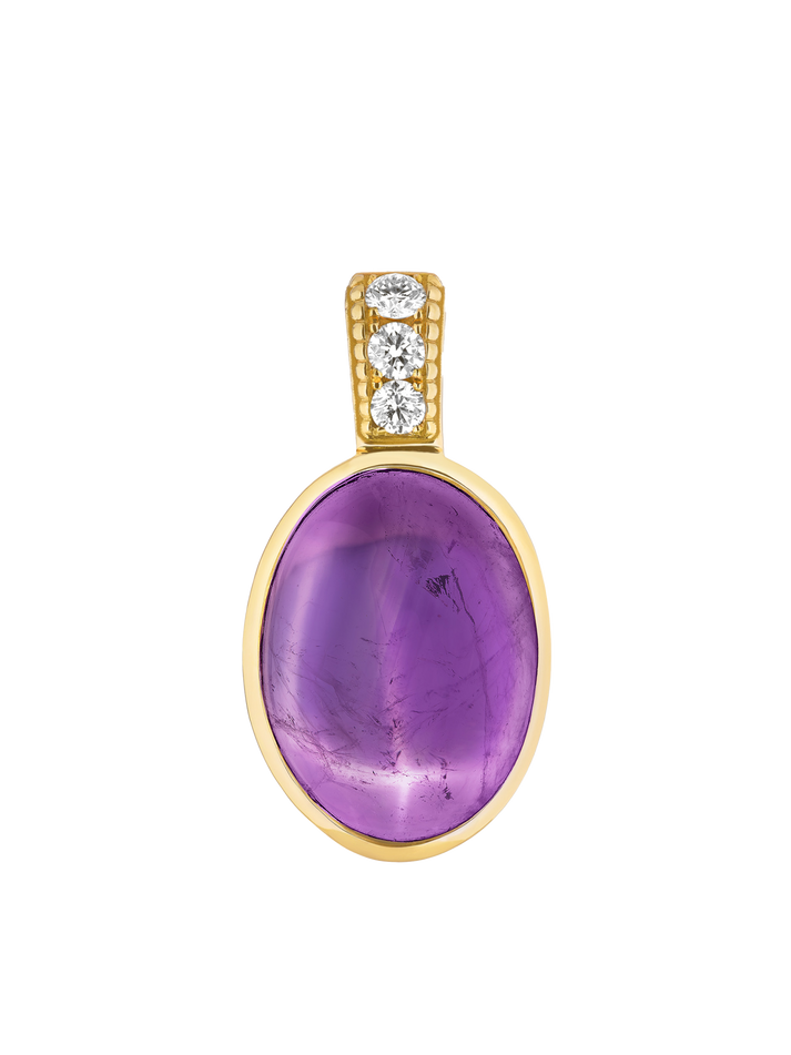 viltier TALISMAN CABOCHE AMÉTHYSTE