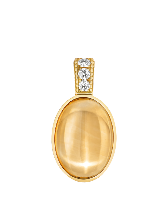 viltier TALISMAN CABOCHON CITRINE