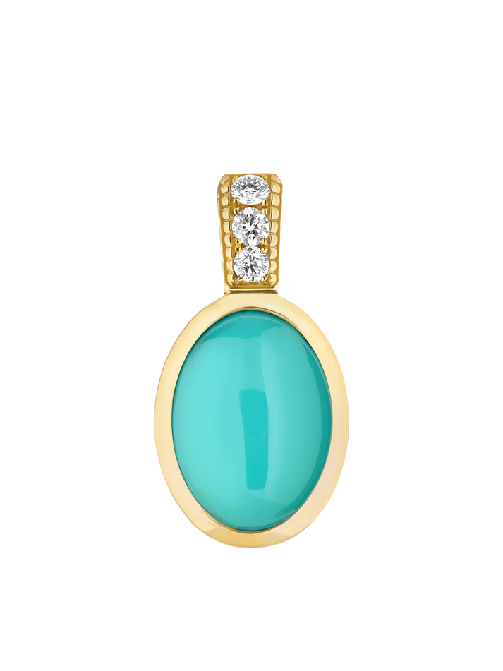 viltier TALISMAN CABOCHON TURQUOISE