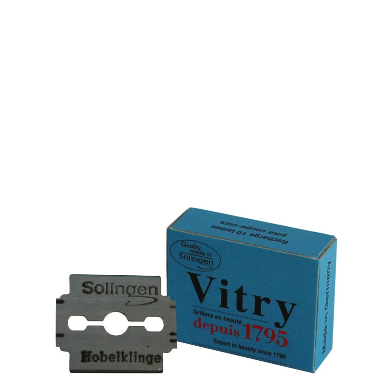 vitry Boîte 10 lames pour coupe cors