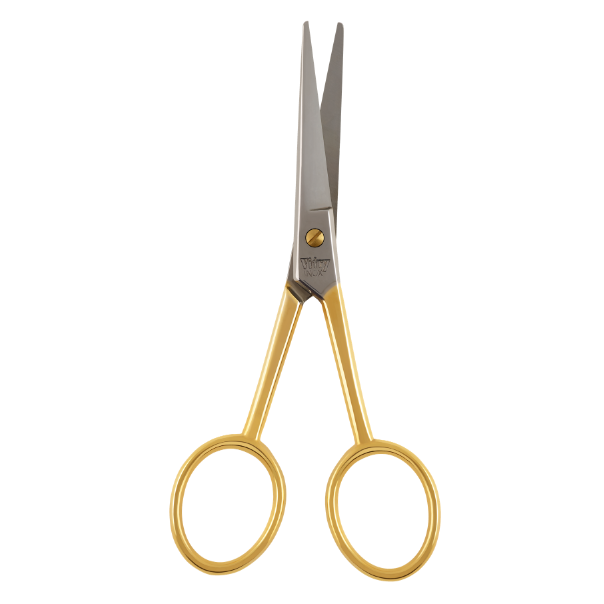 Vitry Ciseaux Moustache Inox Doré