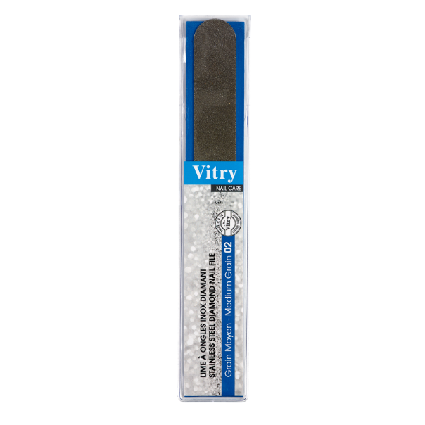 Vitry Lime à Ongles Inox Diamant