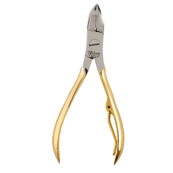 vitry Pince à ongles inox doré