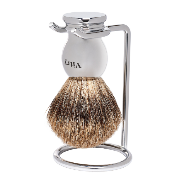 vitry Support pour blaireau en métal