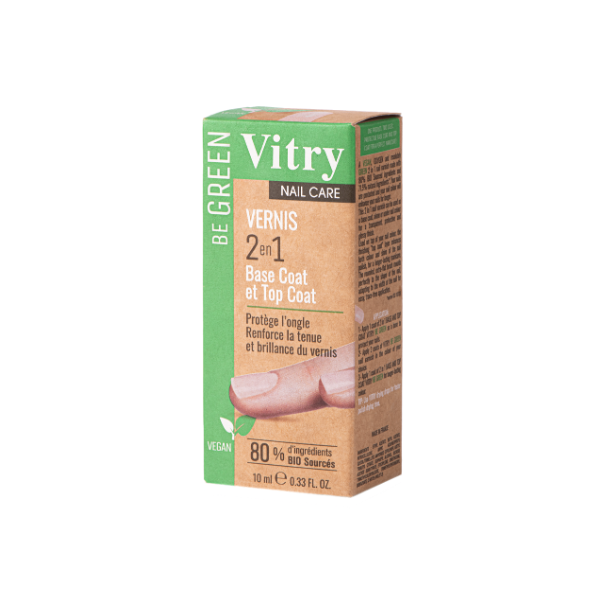 Vitry Vernis Be Green 2 En 1 Base & Top Coat
