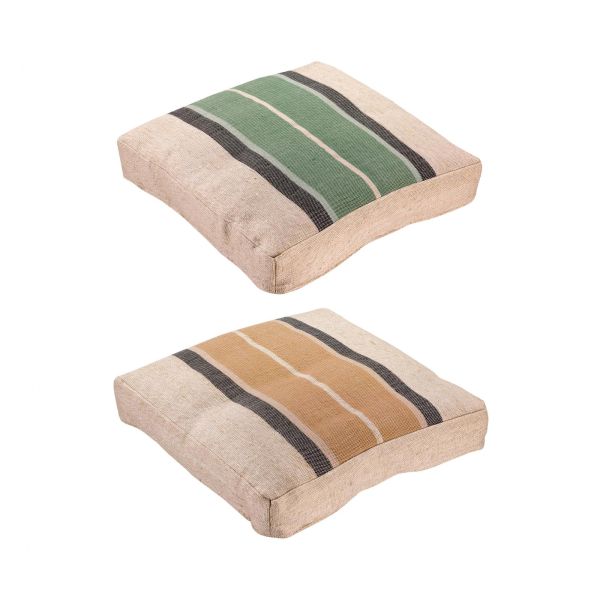 Vivaraise Coussin de sol Gatsby 55 x 55 x 10 cm Déco