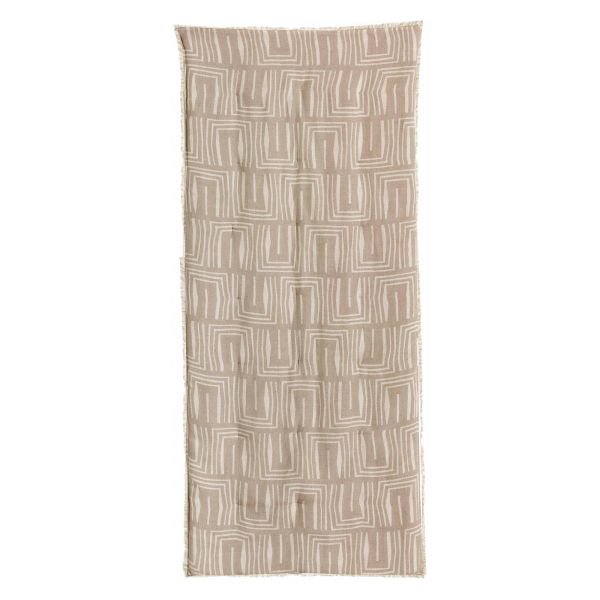 Vivaraise Edredon Imprimé Tina Naturel 85 X 200 Chambre