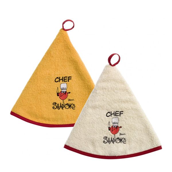 Vivaraise Essuie-mains Chef Shadoks Diamètre 60 Cuisine
