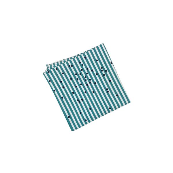 Vivaraise Furoshiki No Waste Rayures Peacock 70 X 70 Déco