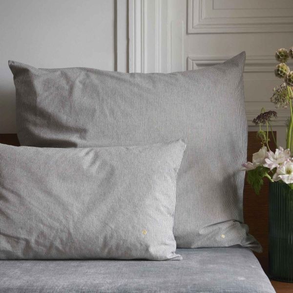 Vivaraise Housse De Coussin Finette Caviar 60 X 40 Déco