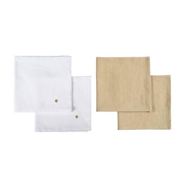 Vivaraise Lot de 2 serviettes de table Marcel 45 x 45 Table