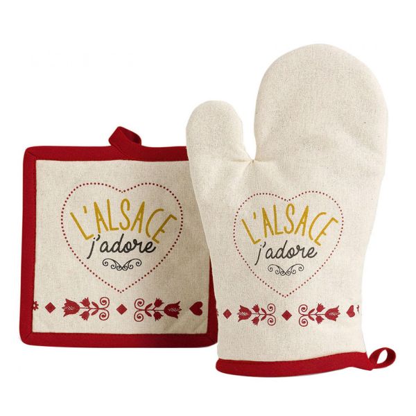 Vivaraise Lot gant / manique Natt Ficelle 15 x 30 Cuisine